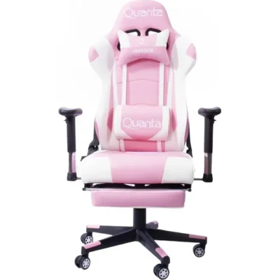 Silla Gamer Quanta Emperor Blanco/Rosa